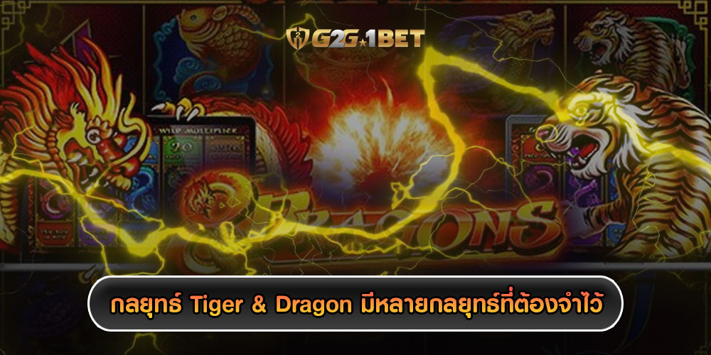 กลยุทธ์ Tiger & Dragon มีหลายกลยุทธ์ที่ต้องจำไว้