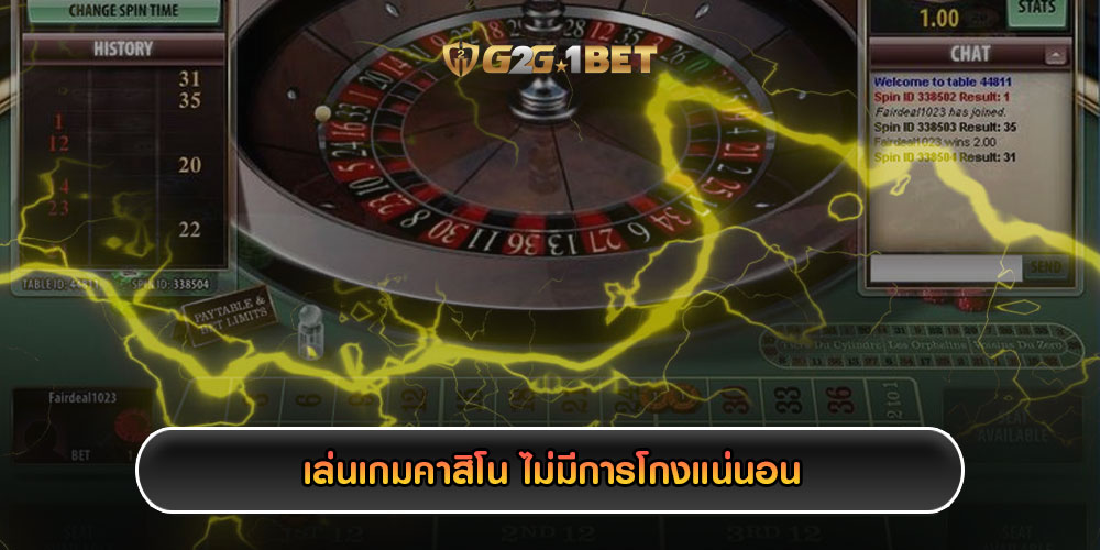 เล่นเกมคาสิโน ไม่มีการโกงแน่นอน